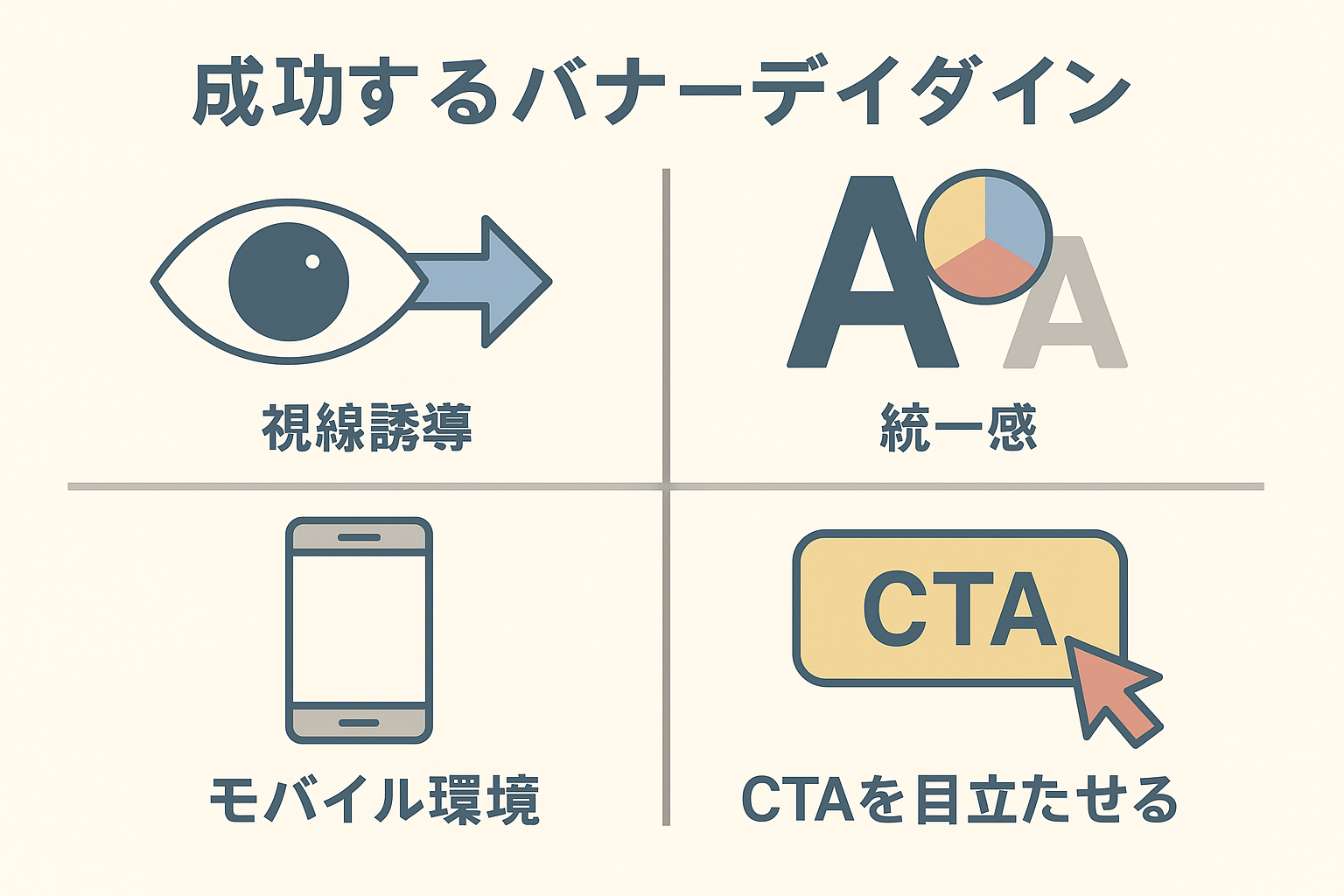 成功するバナーデザインの原則