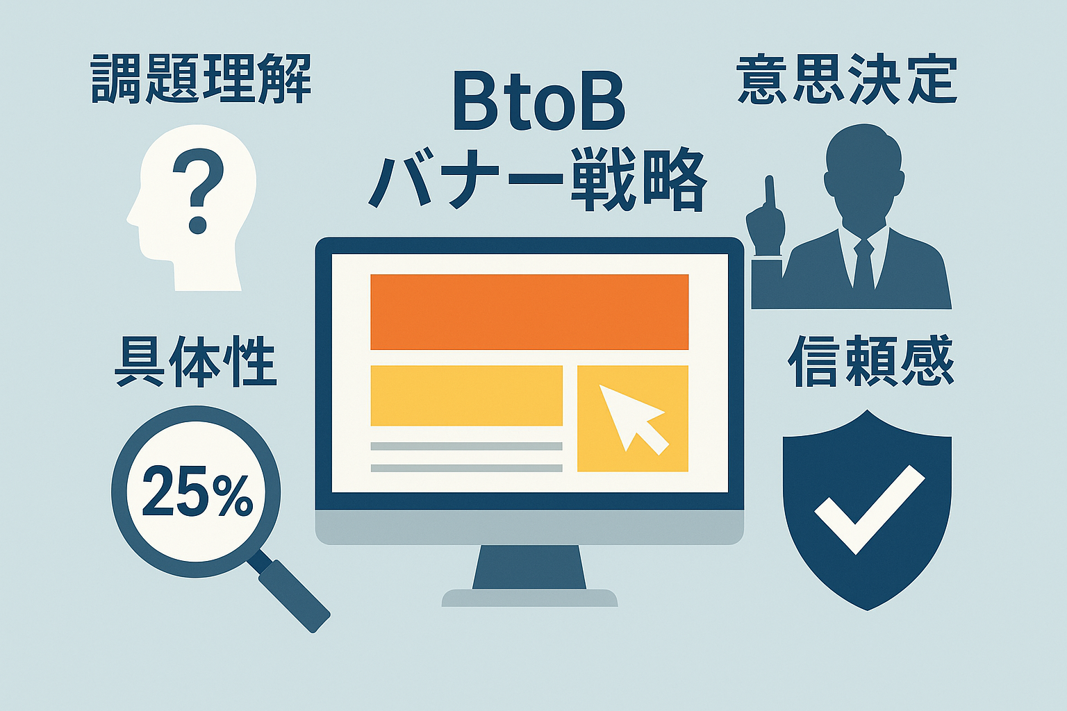 法人向けバナー制作の基本戦略