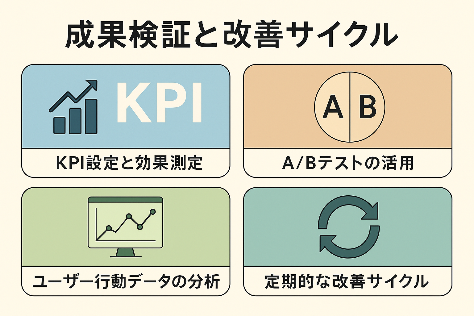 成果検証と改善サイクルの重要性
