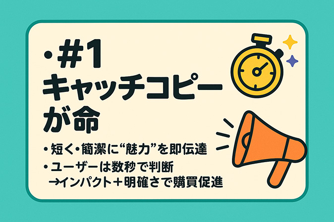 訴求力を高めるキャッチコピー