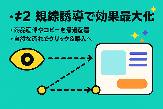 視線誘導を意識したデザイン構成