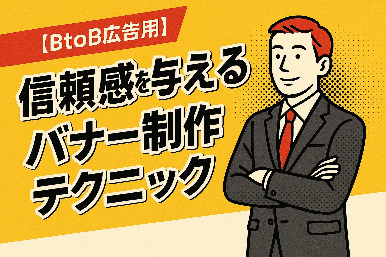 【BtoB広告用】信頼感を与えるバナー制作テクニック