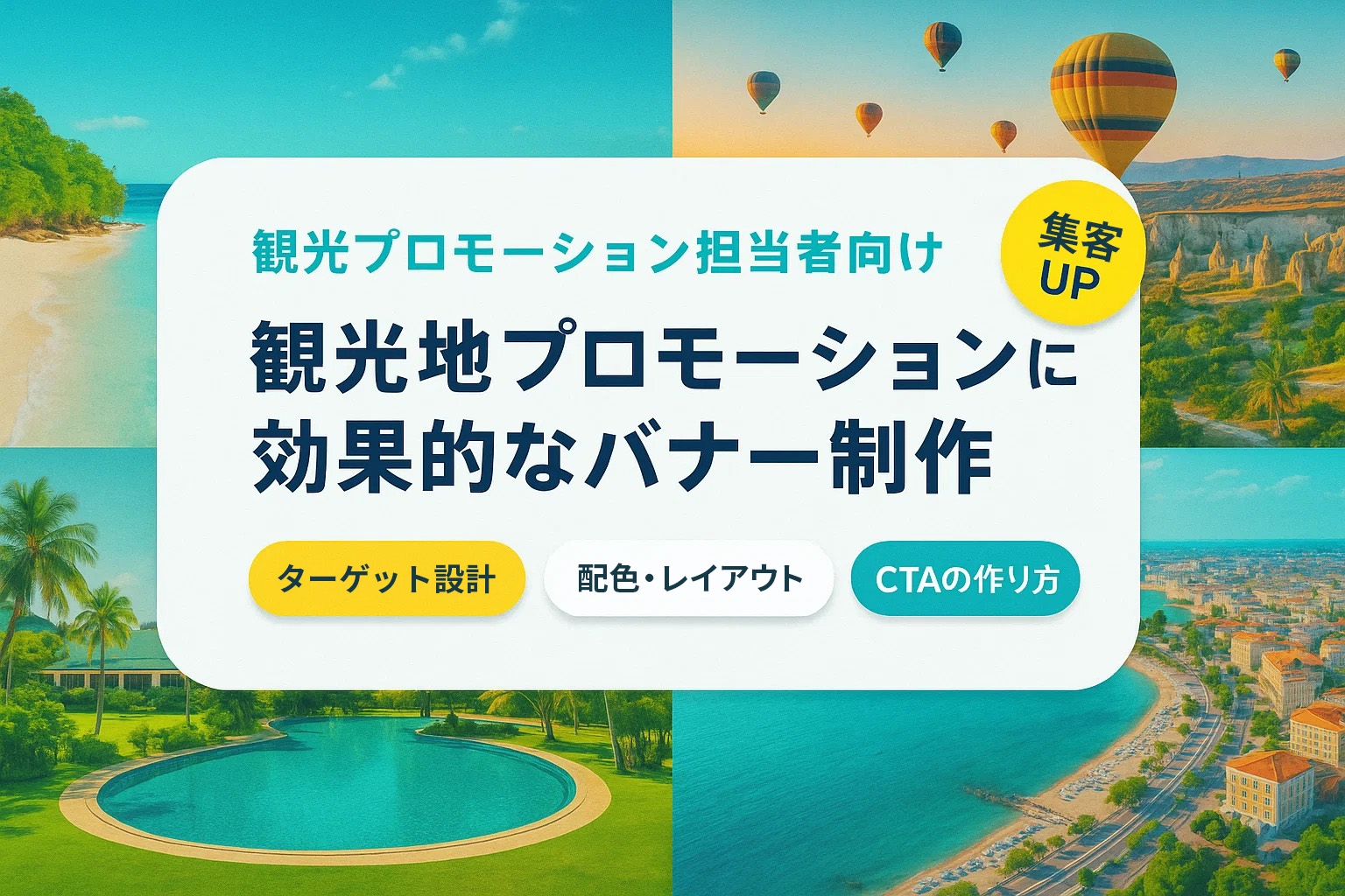 観光地プロモーションに効果的なバナー制作