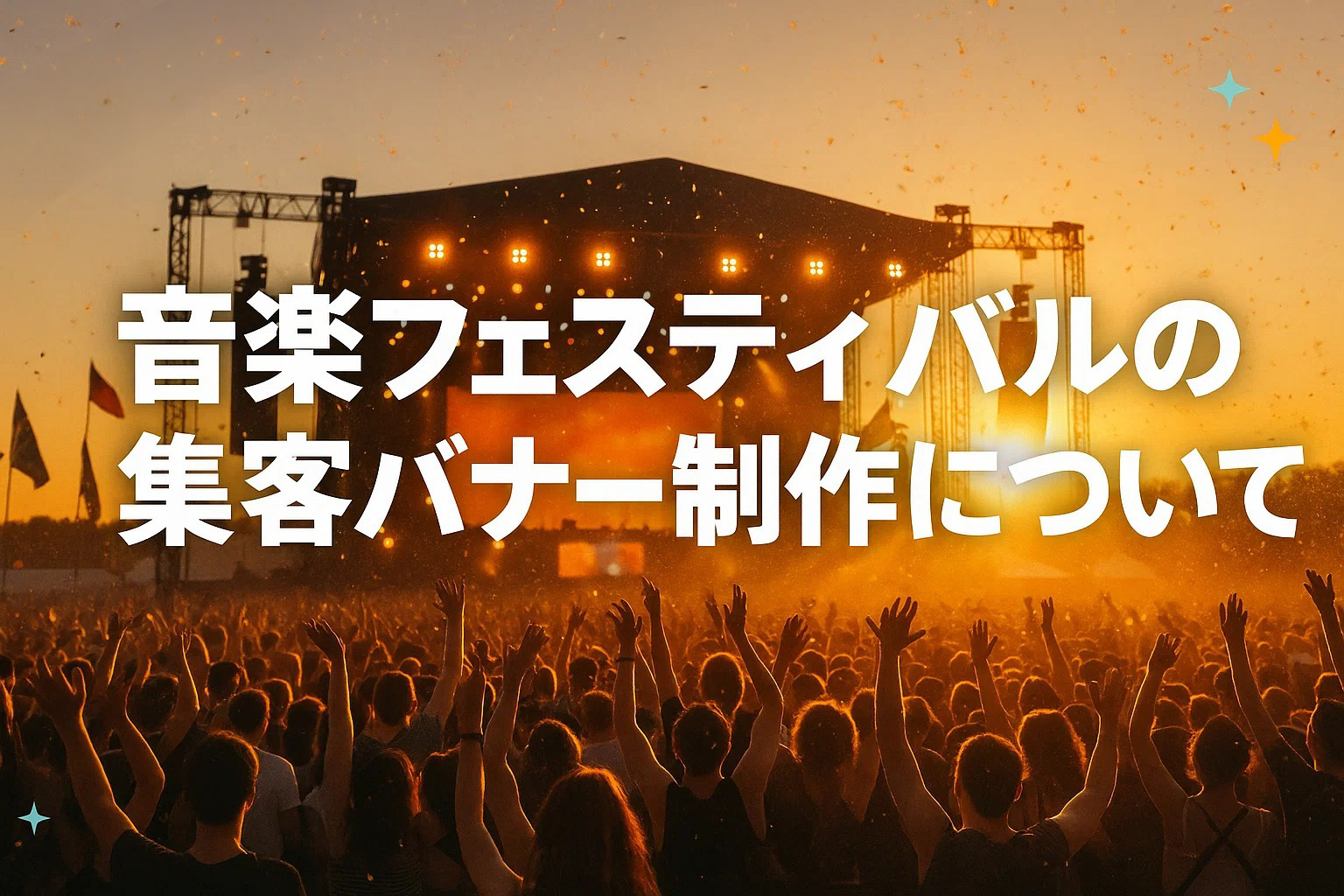 音楽フェスティバルの集客バナー制作について