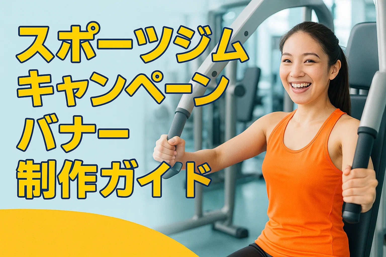 スポーツジムキャンペーンバナー制作ガイド