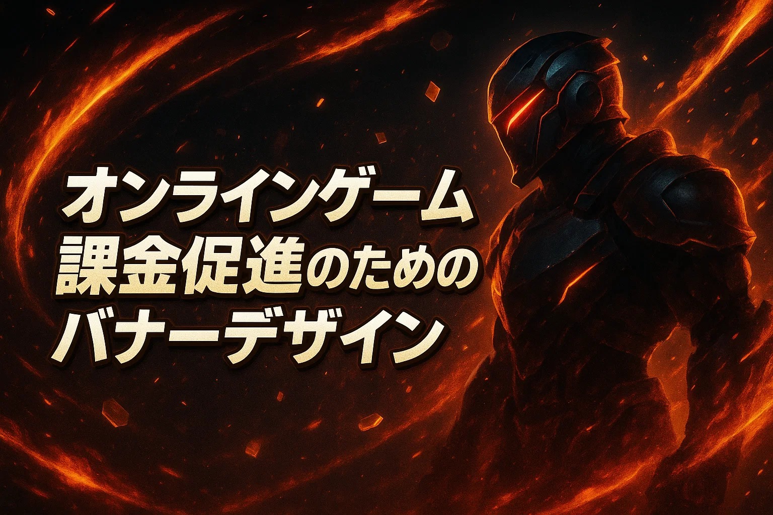 オンラインゲーム課金促進のためのバナーデザイン