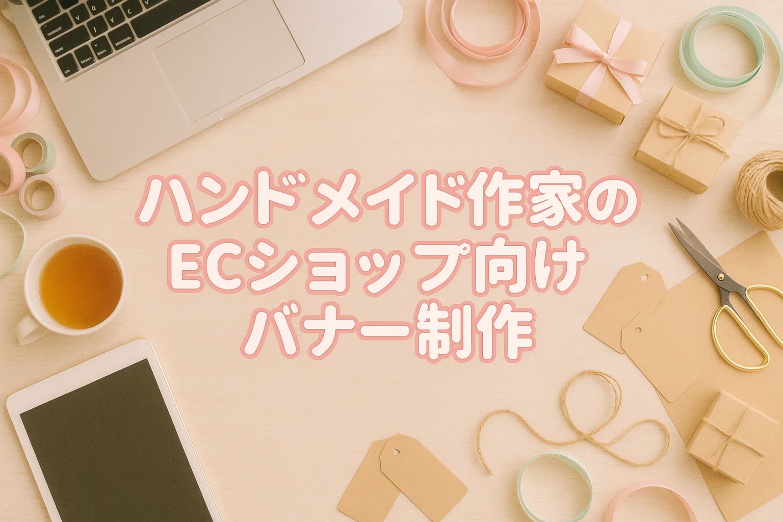 ハンドメイド作家のECショップ向けバナー制作