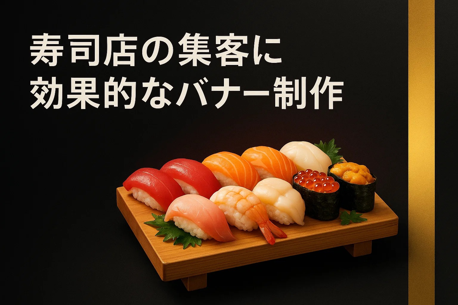 寿司店の集客に効果的なバナー制作