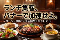 ランチセット向け集客バナー制作