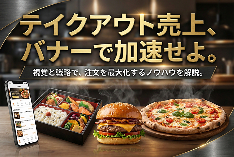 テイクアウト用キャンペーンバナー制作