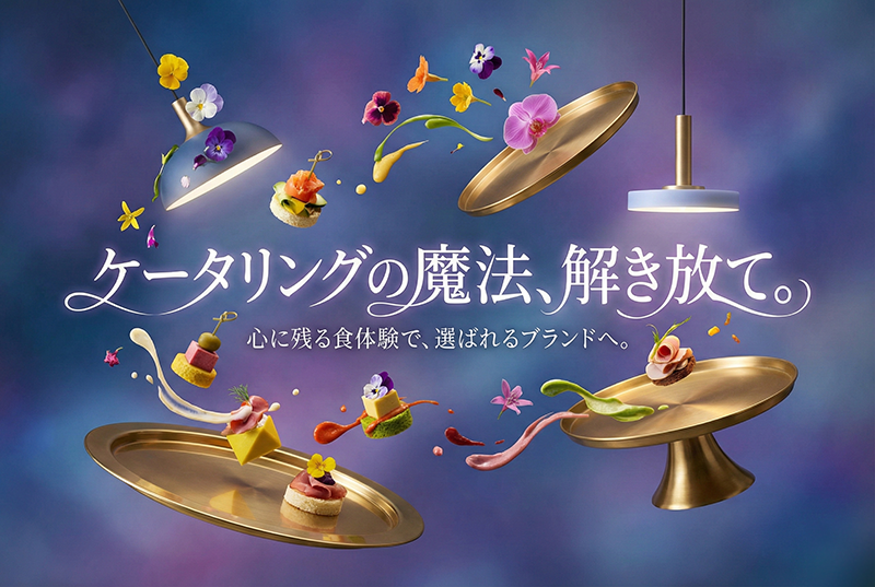 ケータリングサービスに適したバナーデザイン