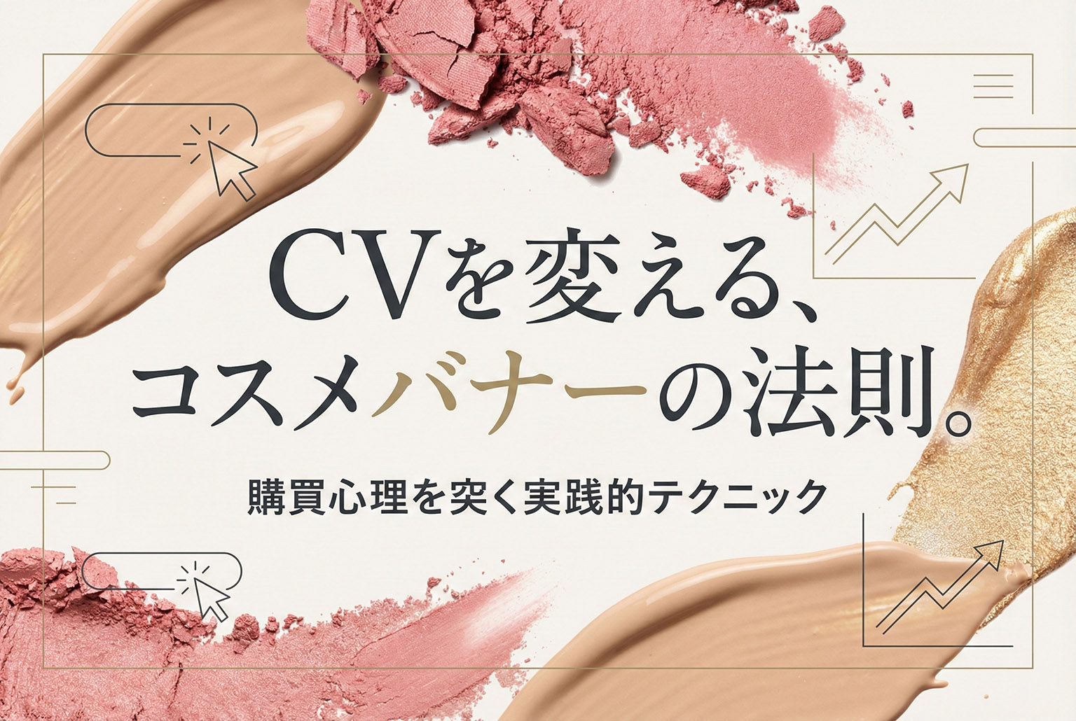 コスメECサイト向けバナー制作