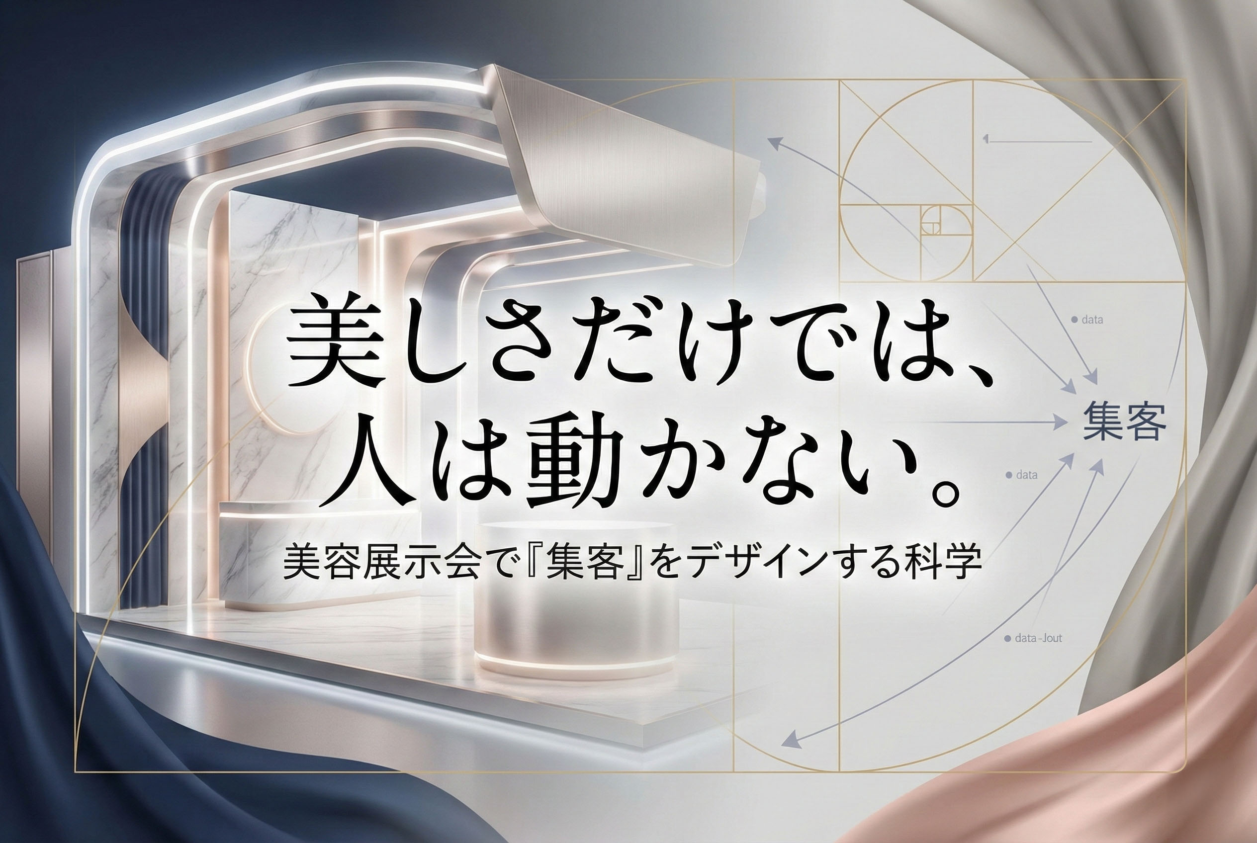 美容展示会の集客を高めるバナーデザイン