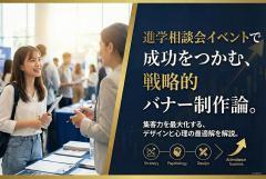 進学相談会イベント用バナー制作