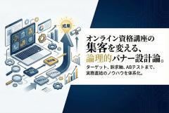 オンライン資格講座向けバナー制作