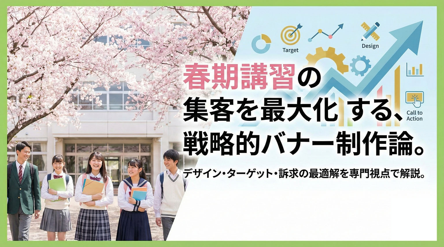 春期講習バナー制作