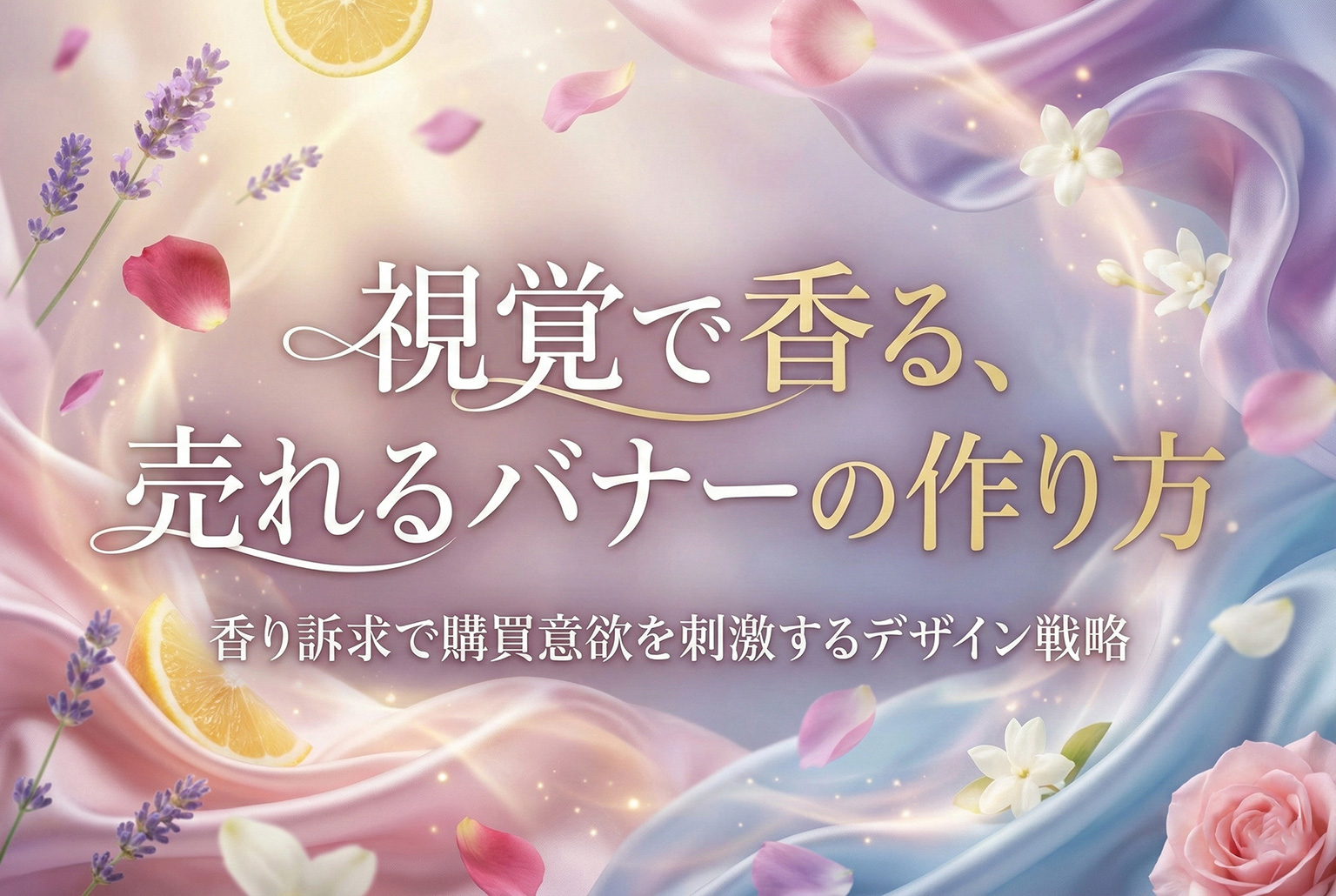 柔軟剤の香り訴求バナー制作