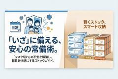 マスク常備の案内バナー制作