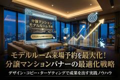 分譲マンションのモデルルーム予約バナー最適化