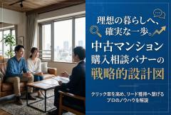 中古マンション購入相談へ誘導する不動産バナー