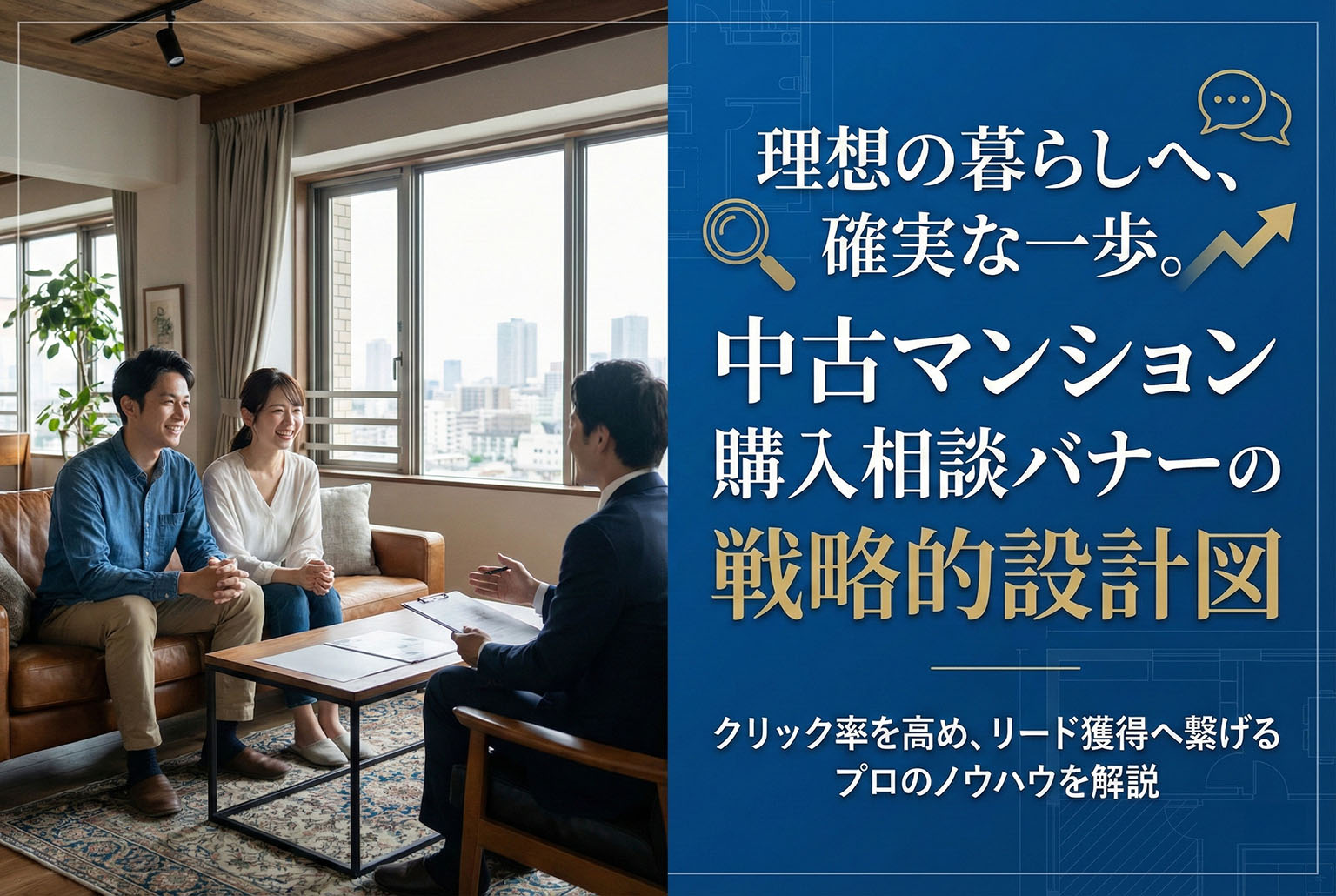 中古マンション購入相談へ誘導する不動産バナー