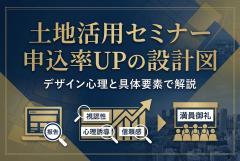 土地活用セミナーの参加申込を促すバナー設計