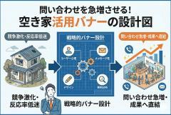 空き家活用相談の問い合わせを増やすバナー制作