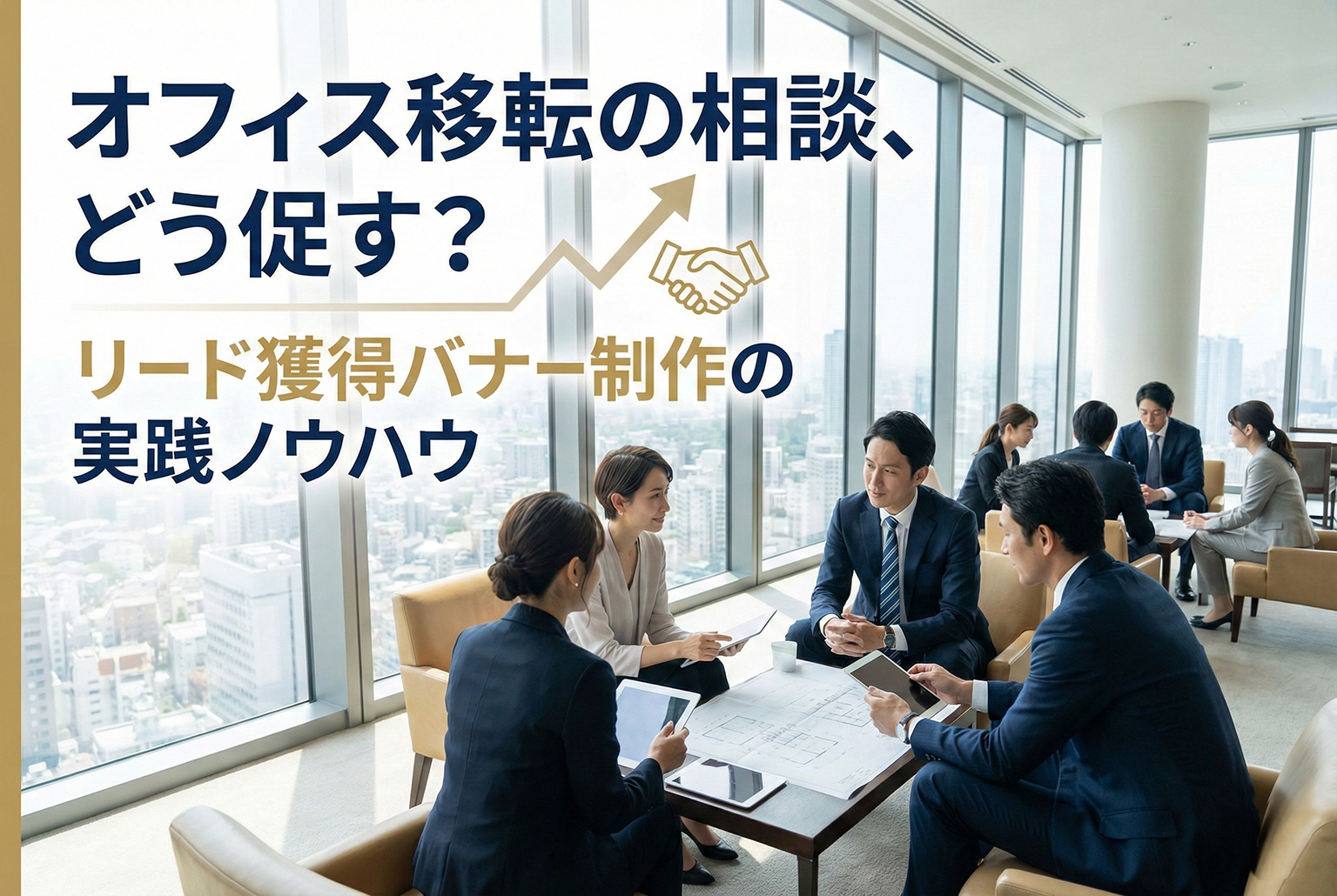 オフィス移転相談のリード獲得バナー制作