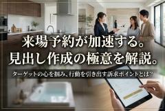 住宅設備ショールーム来場予約バナーの見出し術