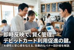 デビットカード利用促進のバナー設計