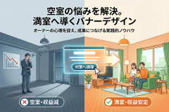 空室対策のオーナー向けバナーデザイン要点