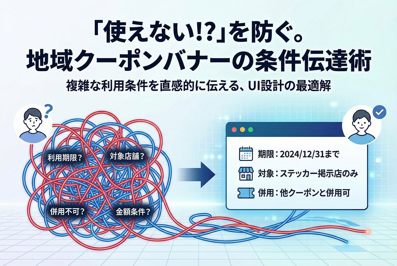地域クーポンの条件を誤解なく伝える旅行バナー