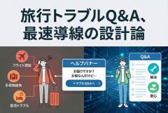旅行トラブルQ&Aへの導線を強化するヘルプバナー