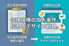 団体保険の加入条件を整理した案内バナー