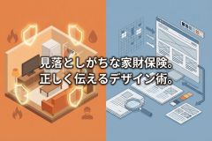 家財保険の必要性を訴求するコンテンツバナー