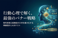 暗号資産の口座開設導線を最適化するバナー