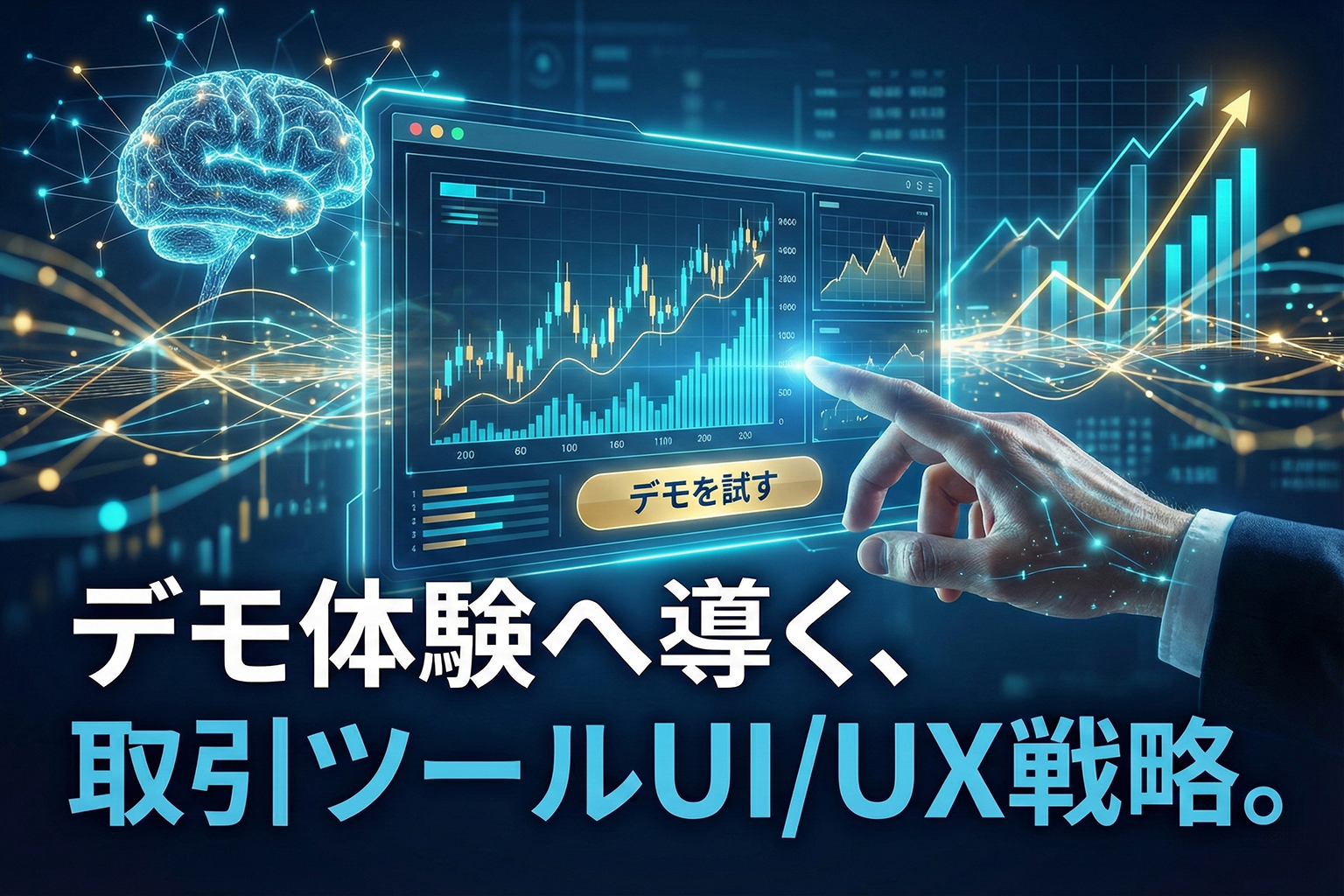 取引ツールのデモ体験申込バナー設計