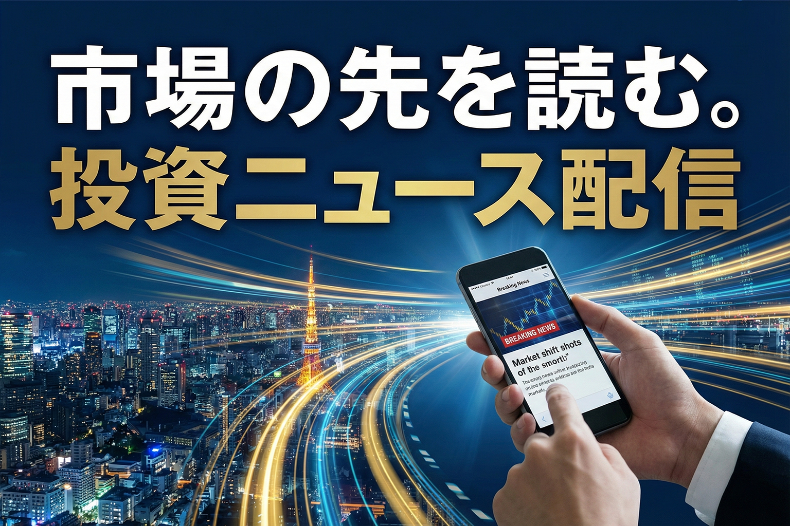 投資ニュース配信の登録を促すバナー