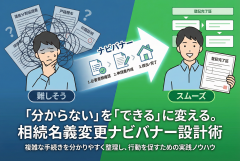 不動産相続の名義変更手続きナビバナー