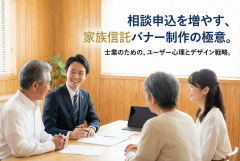 家族信託の相談申込に強い士業向けバナー