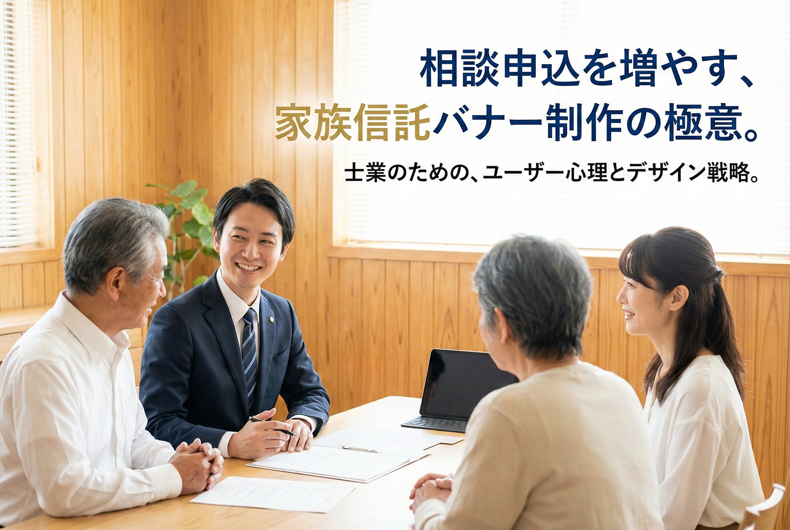 家族信託の相談申込に強い士業向けバナー