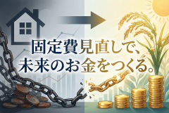 家計の固定費見直しページへ誘導するバナー