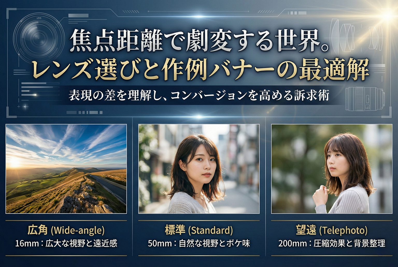 カメラレンズの焦点距離別作例誘導バナー