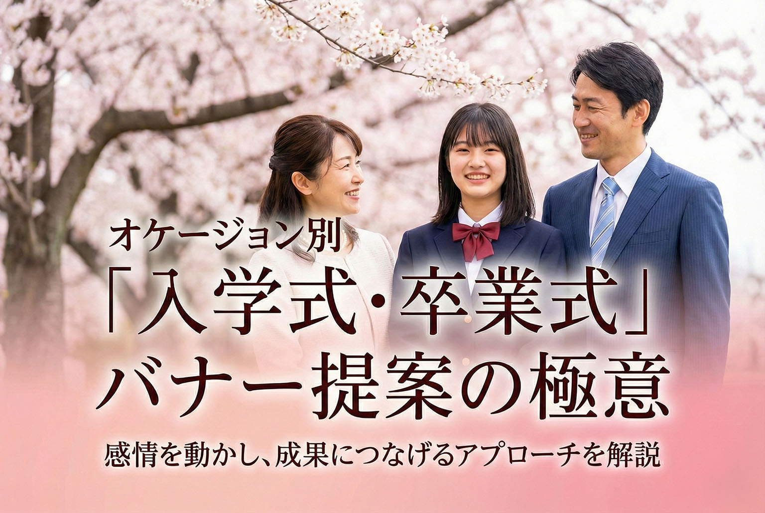 オケージョン別（入学式・卒業式）提案バナー