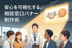 ハラスメント相談窓口周知の社内啓発バナー