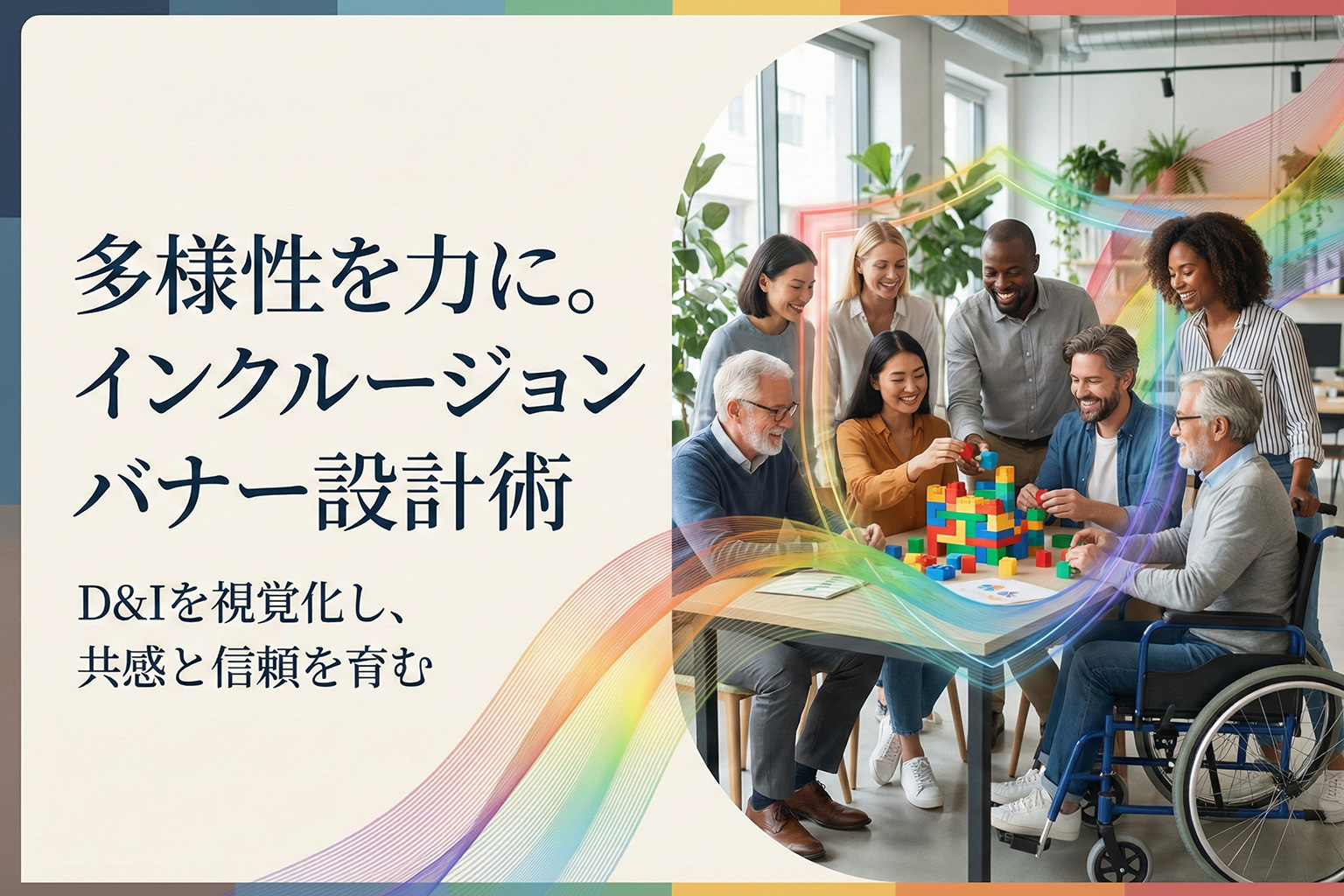 ダイバーシティ施策を伝えるインクルージョンバナー
