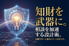 知的財産（特許/商標）出願サポート案内バナー