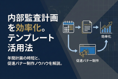 内部監査の年間計画テンプレDL誘導バナー