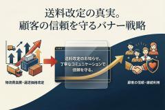 送料改定の影響を分かりやすく伝える重要告知バナー