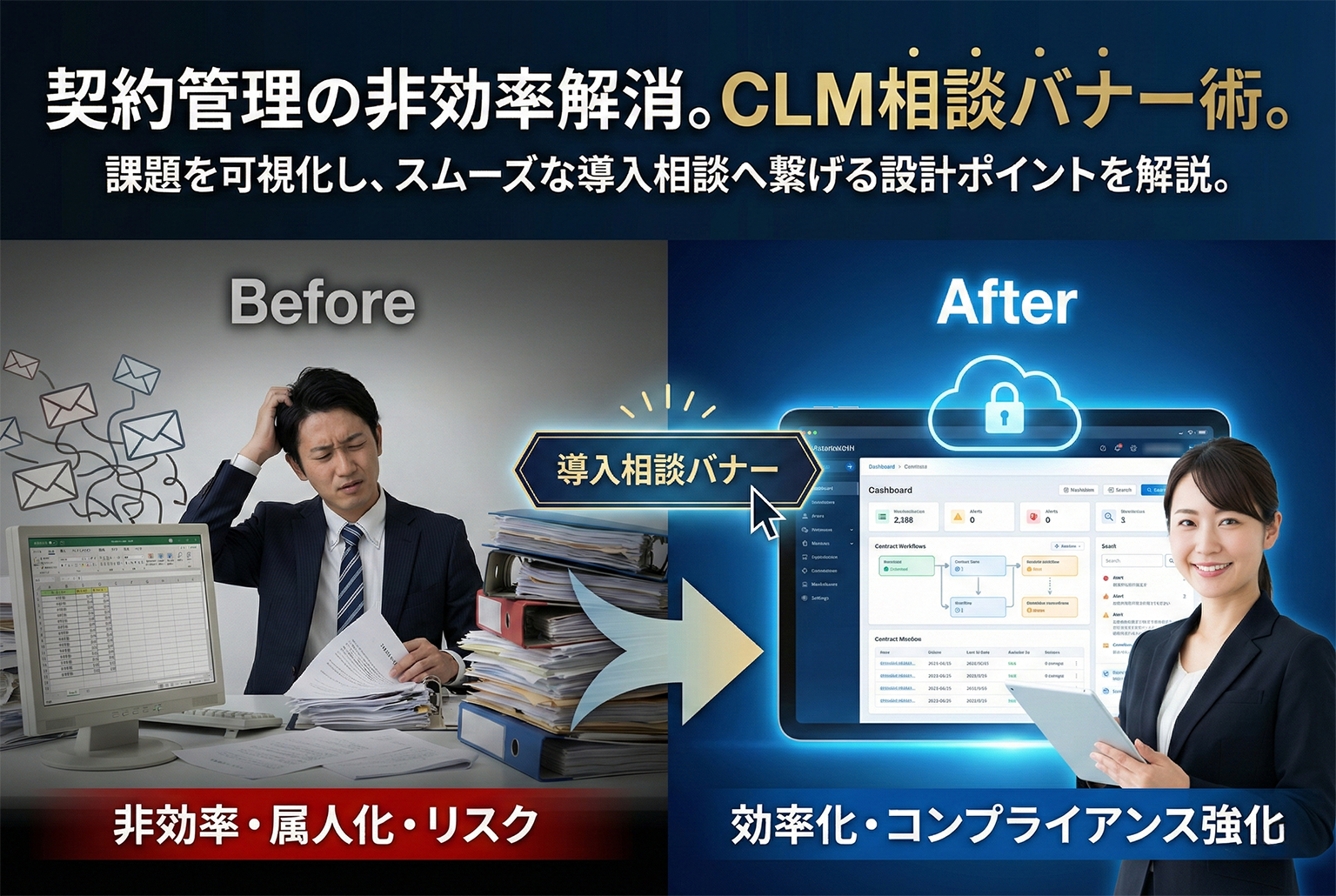 契約ライフサイクル管理（CLM）導入相談バナー